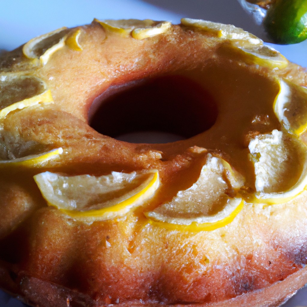 Bolo de Limão: Refrescância em cada pedaço!