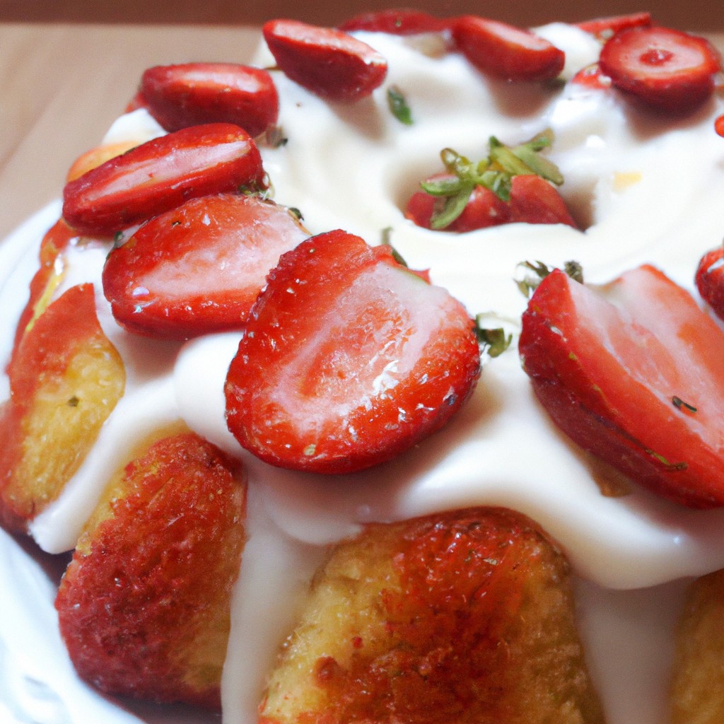 Bolo de Morango: A doçura da fruta em forma de bolo!
