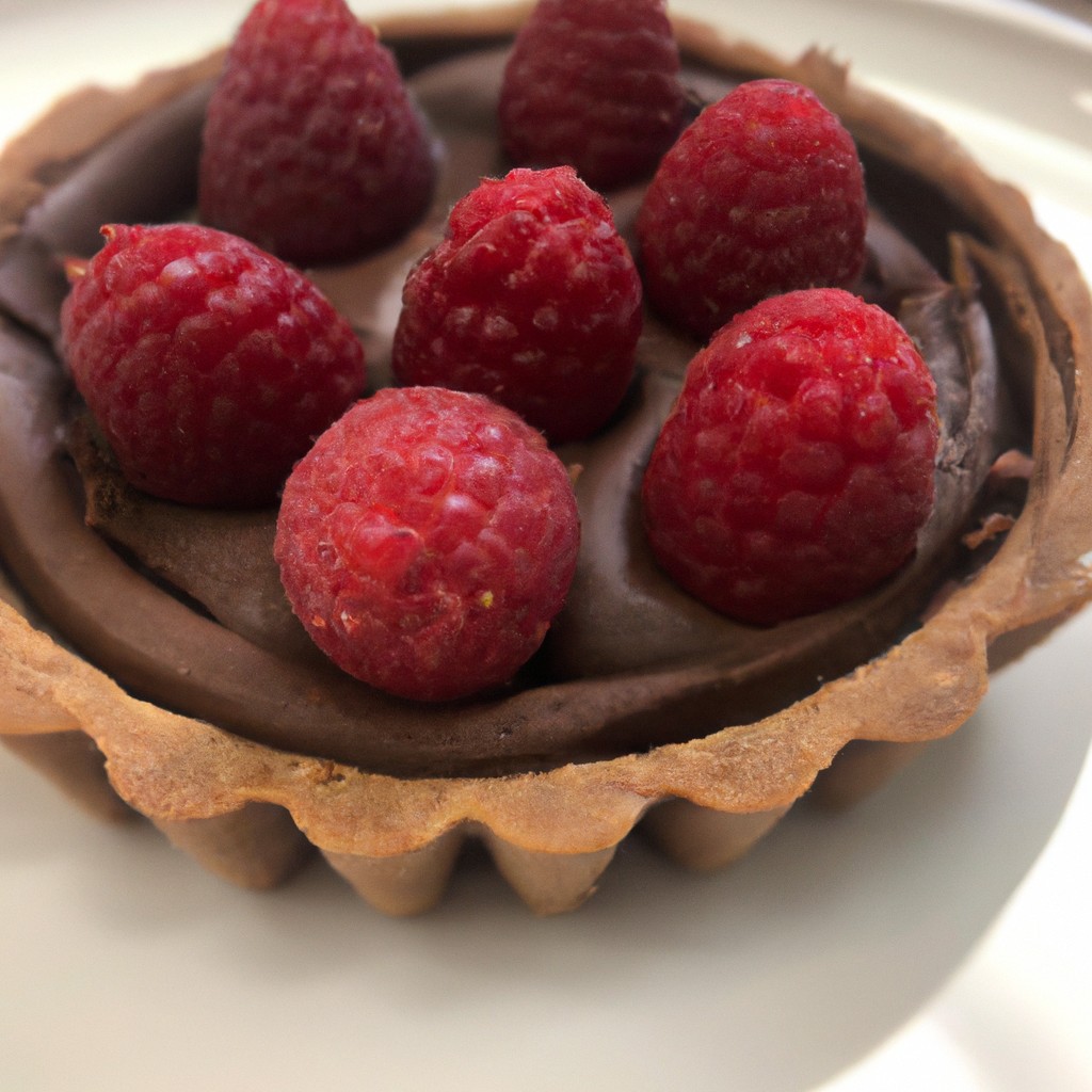 Tartelette de Chocolate e Framboesa: Uma explosão de sabor!