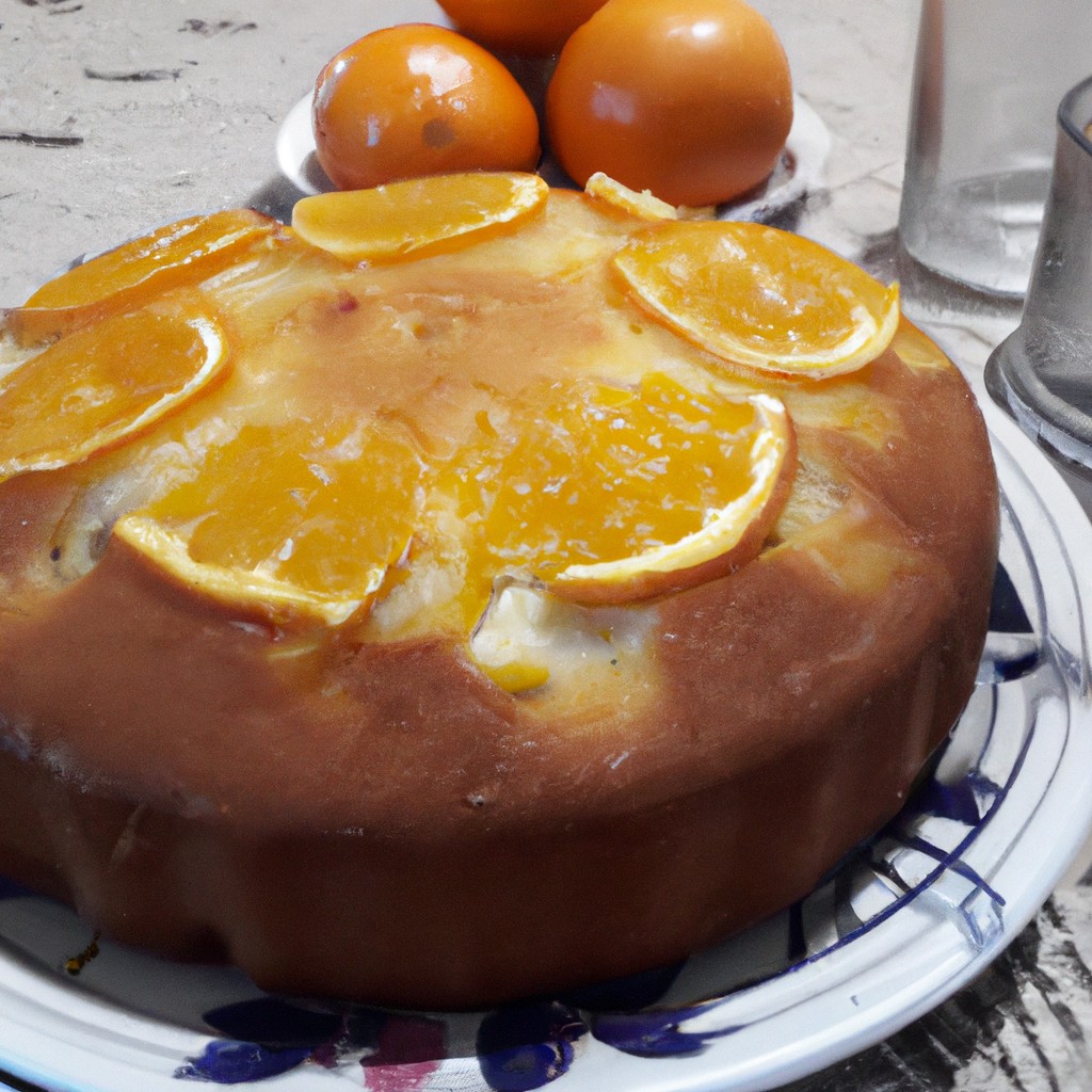 Bolo de Tangerina: Uma explosão cítrica em cada fatia!