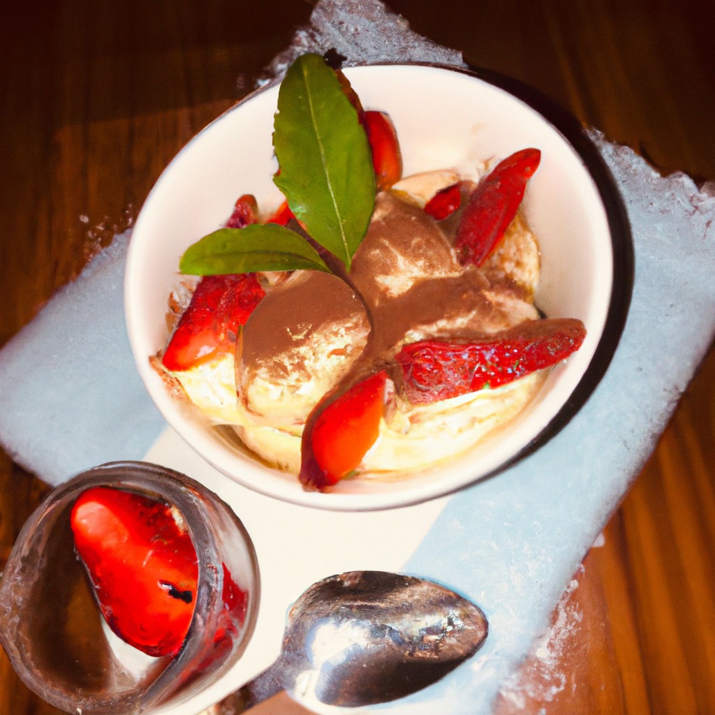 Tiramisu de Morango: Uma explosão de frescor e doçura!