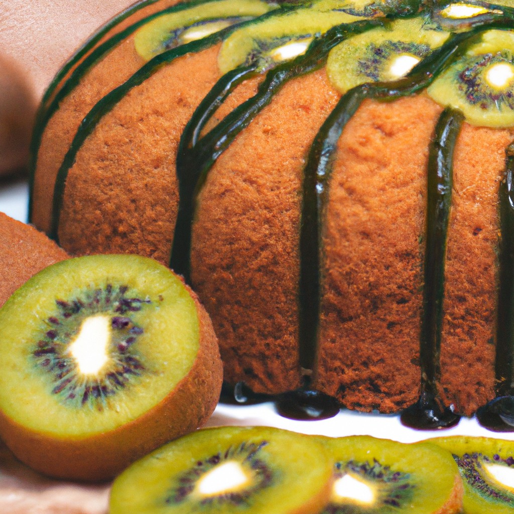 Bolo de Kiwi: Uma explosão de frescor em cada pedaço!