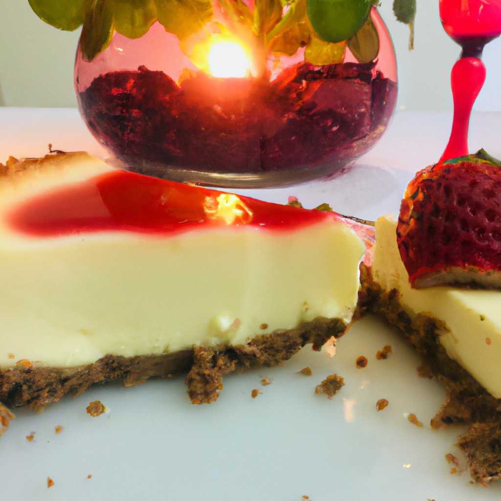 Cheesecake de Framboesa com Chocolate Branco: Uma tentação irresistível!
