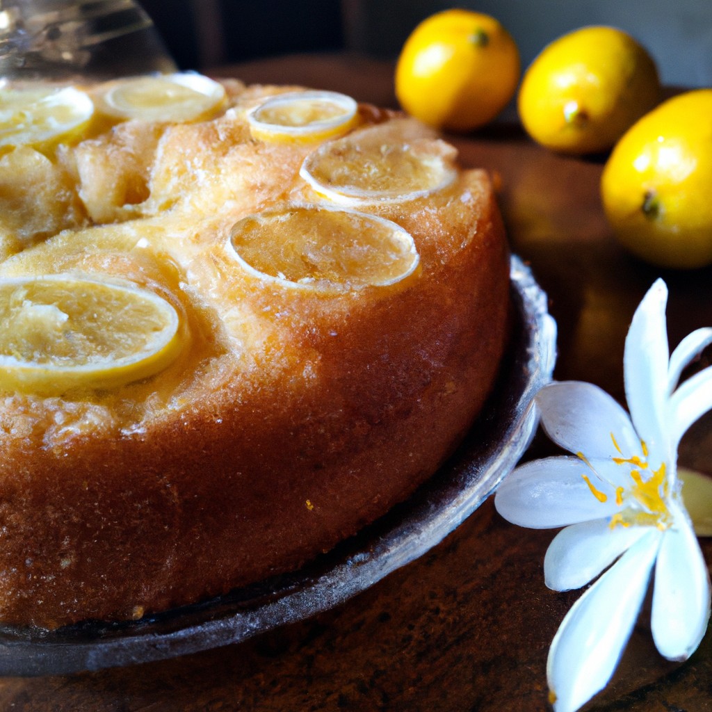 Bolo de Limão com Amêndoa: Frescor e delicadeza em cada fatia!