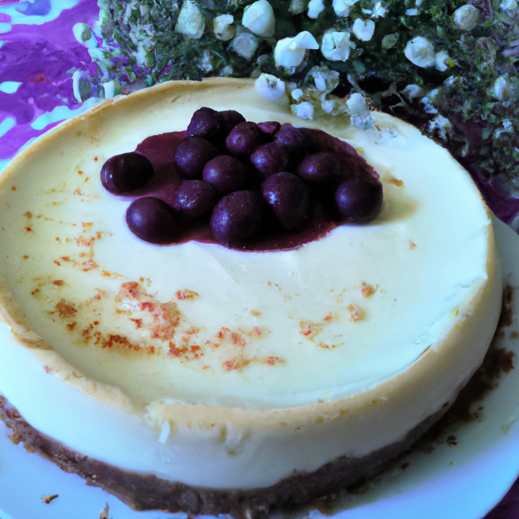 Cheesecake de Uva: Uma explosão de frescor em forma de doce!