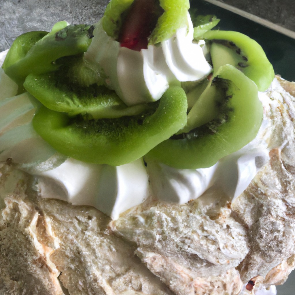 Pavlova de Kiwi: Delicadeza e frescor em forma de sobremesa!