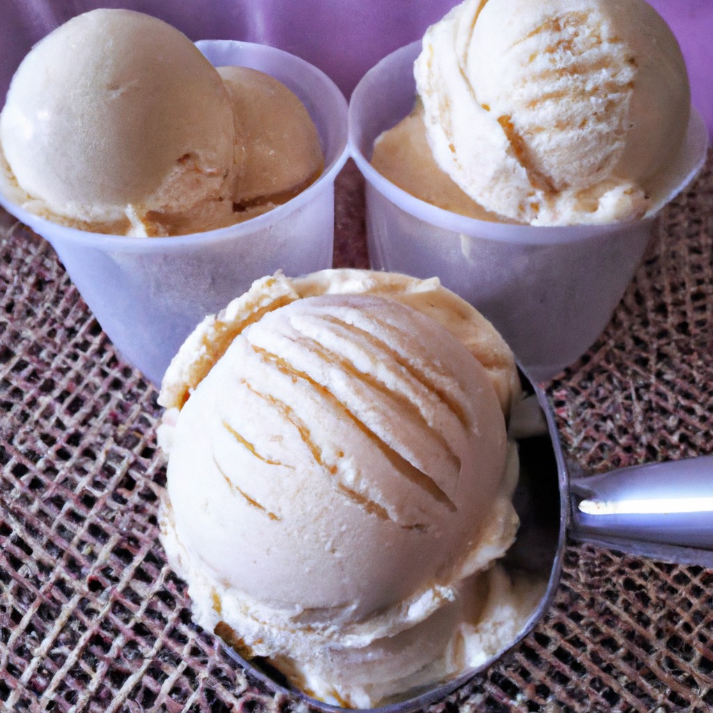 Sorvete de Baunilha Caseiro: Simplesmente delicioso e refrescante!