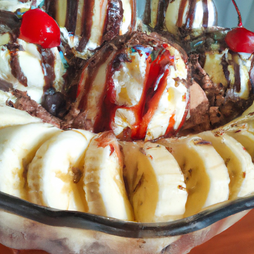 Banana Split Clássico: Uma explosão de sabores decadentes!