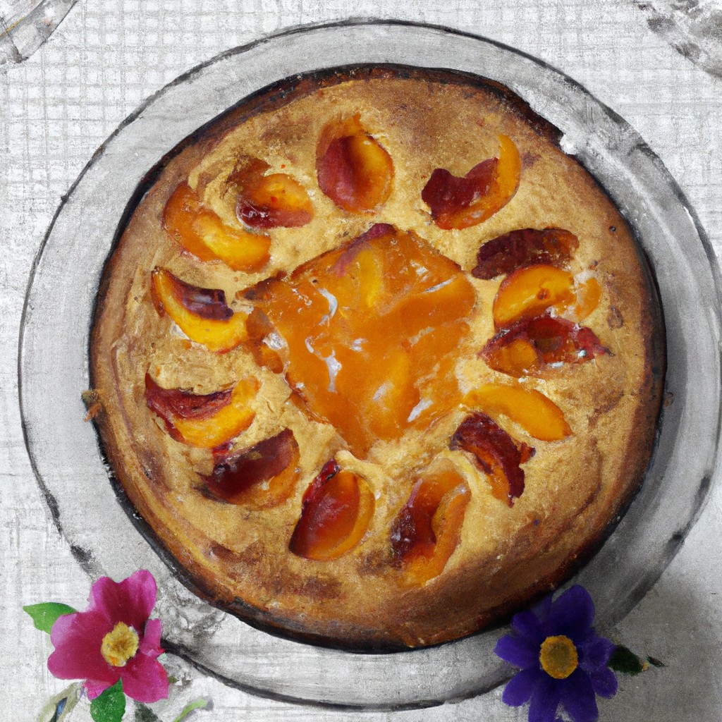 Torta de Pêssego Caseira: Uma homenagem à doçura da estação!