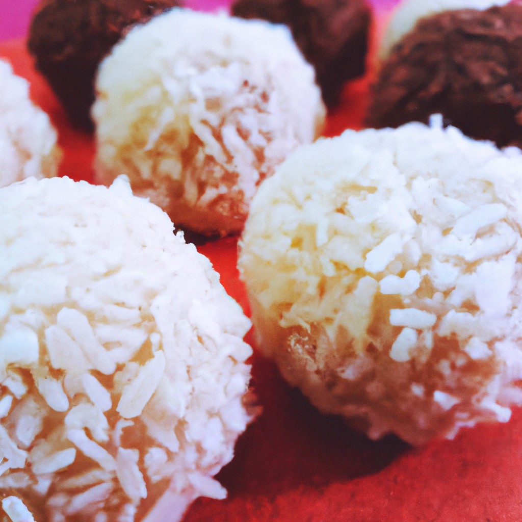 Trufas de Coco Tentadoras: Um pedaço do paraíso em cada mordida!