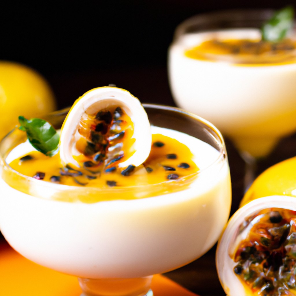 Mousse de Maracujá Refrescante: Uma explosão de frescor tropical!