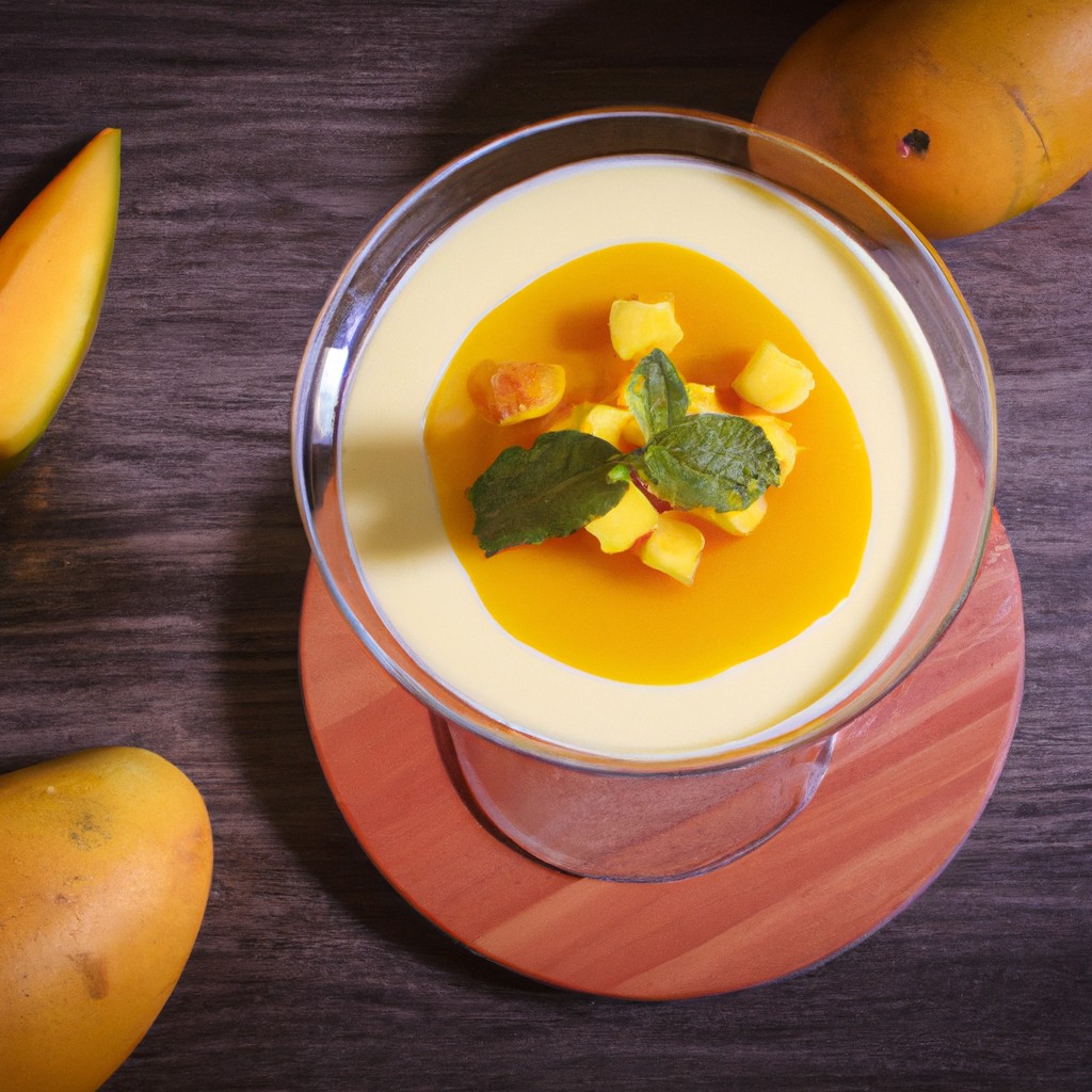 Mousse de Manga Exótica: Um sabor tropical que te transporta!