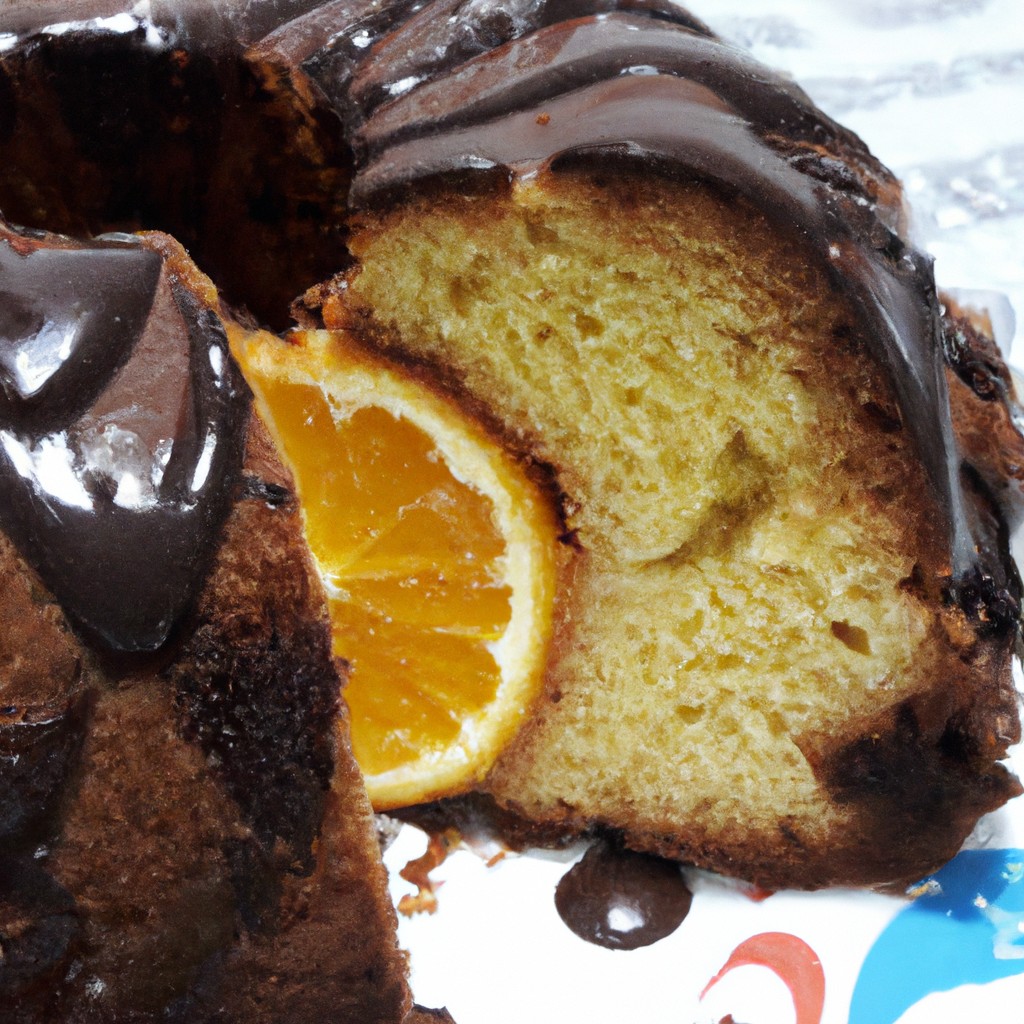 Bolo de Laranja com Chocolate: Uma combinação celestial de sabores!