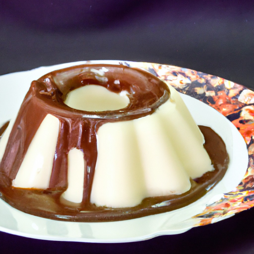 Pudim de Chocolate Branco Exótico: Uma extravagância cremosa!