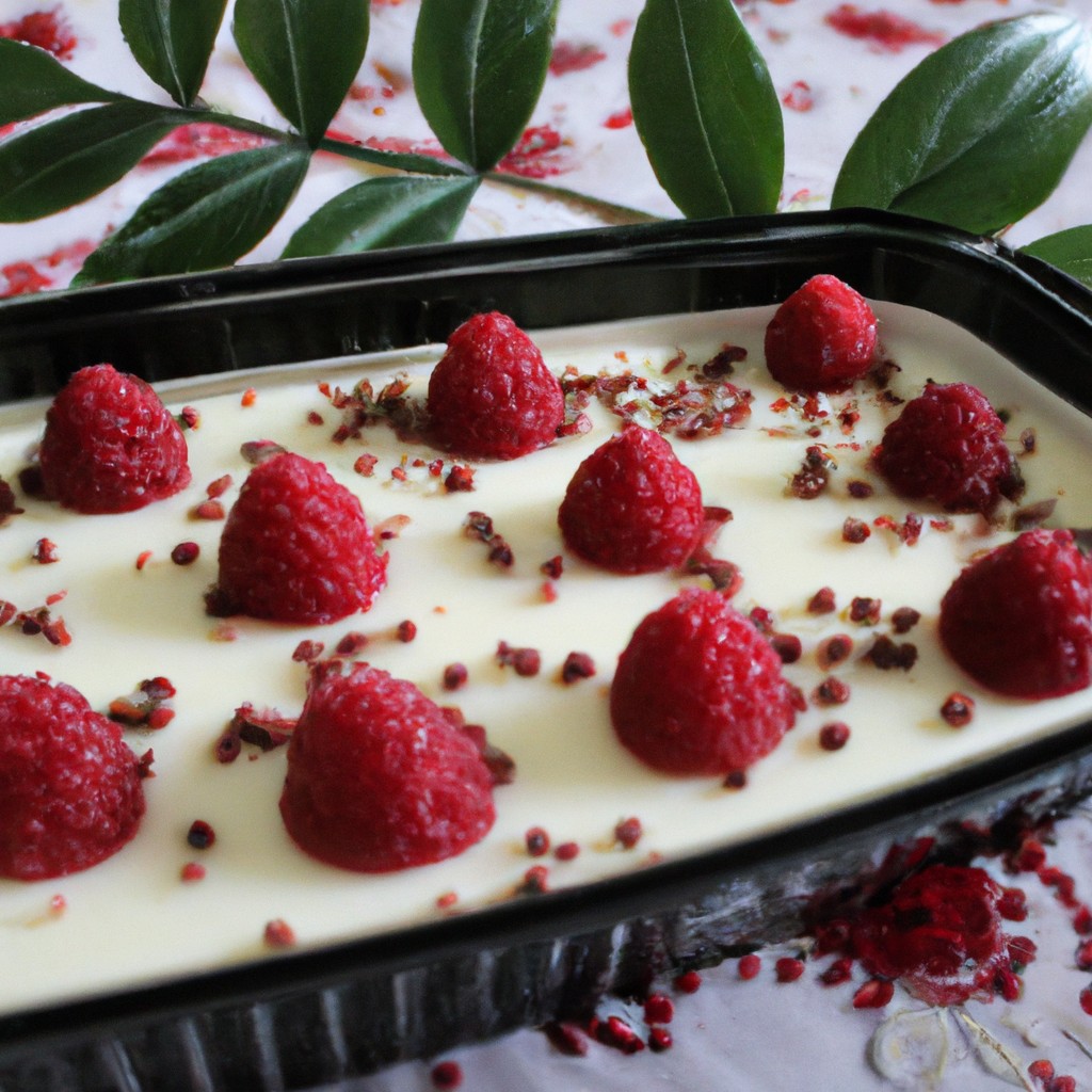 Pavê de Chocolate Branco com Framboesa: Uma dança de sabores divina!