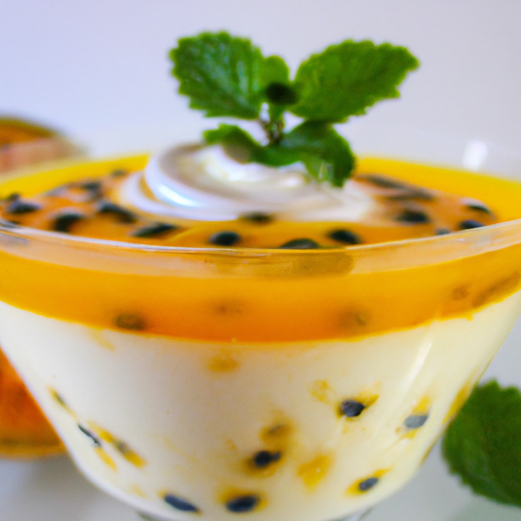 Mousse de Maracujá Cremoso: Uma explosão tropical!