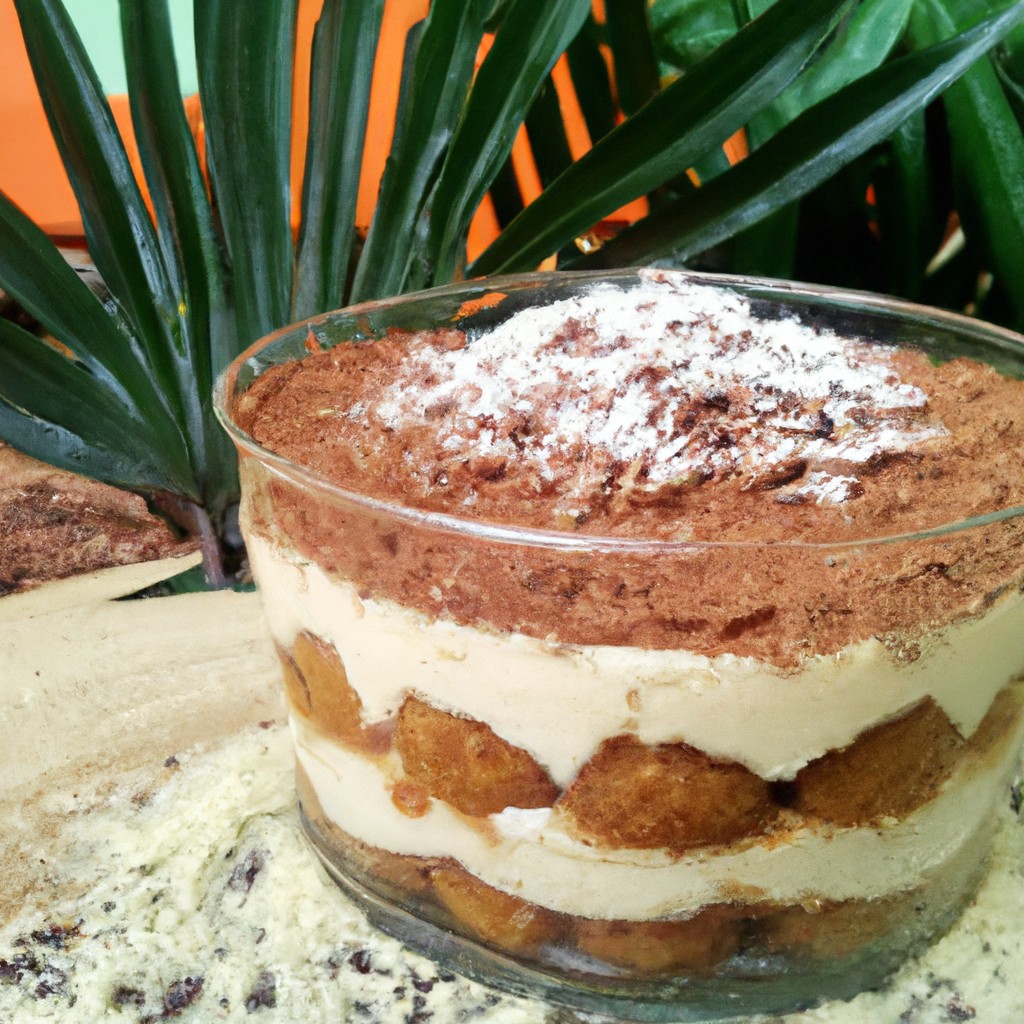 Tiramisù de Coco Exótico: Uma viagem aos trópicos em cada colherada!