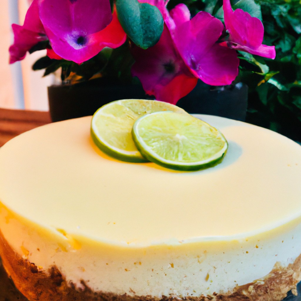 Cheesecake de Limão com Framboesa: Uma explosão de frescor e doçura!