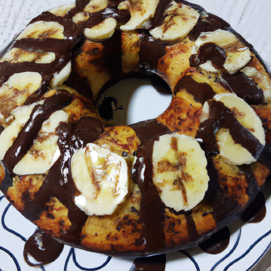 Torta de Banana com Chocolate: Uma combinação clássica e reconfortante!