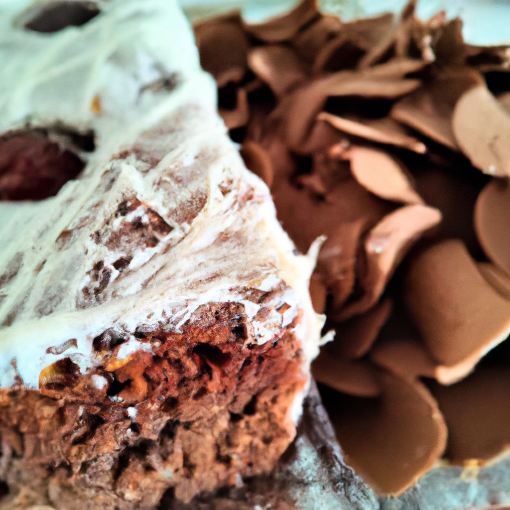 Brownie de Chocolate Branco: Uma indulgência celestial!