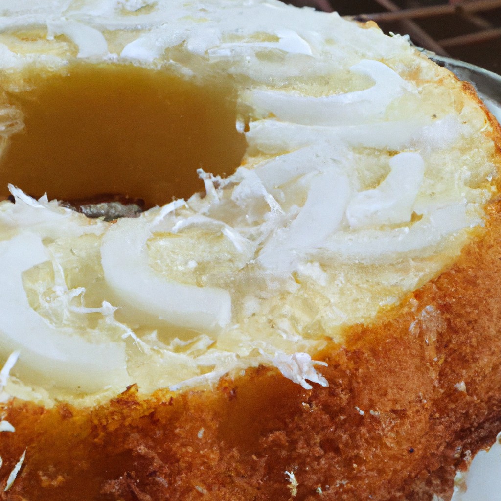 Bolo de Abacaxi com Coco: Uma viagem aos trópicos em cada mordida!