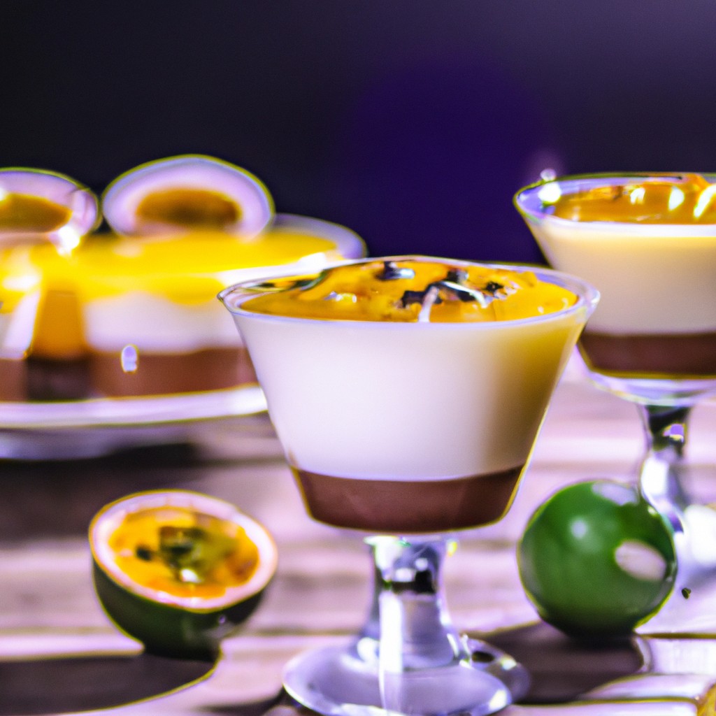 Mousse de Maracujá com Chocolate Branco: Uma explosão de sabores!