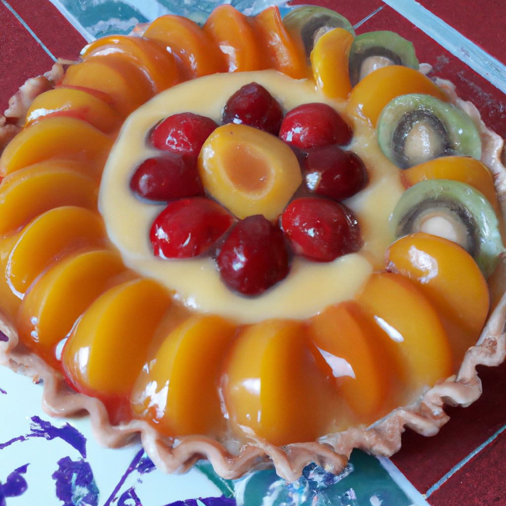 Tarte de Frutas Tropicais: Uma explosão de sabores!