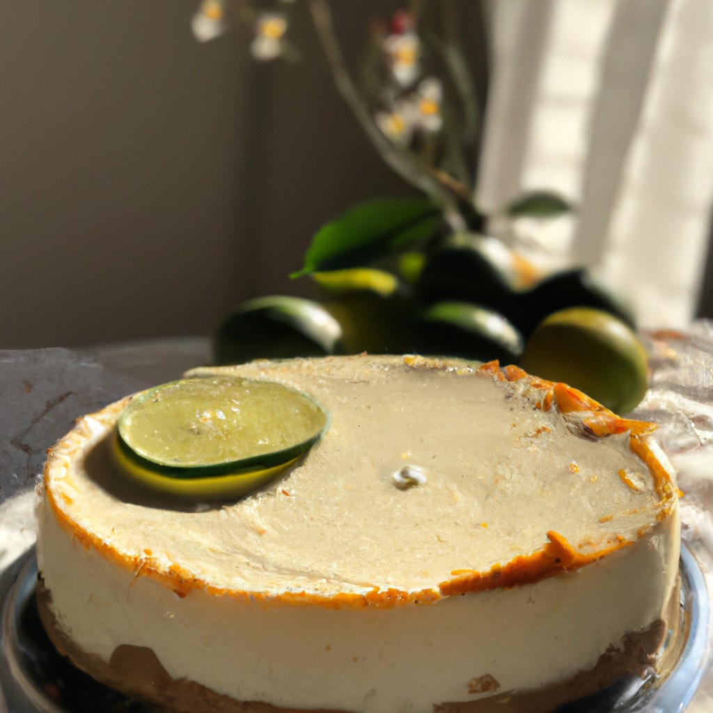 Cheesecake de Limão Siciliano com Coco: Uma explosão de frescor!