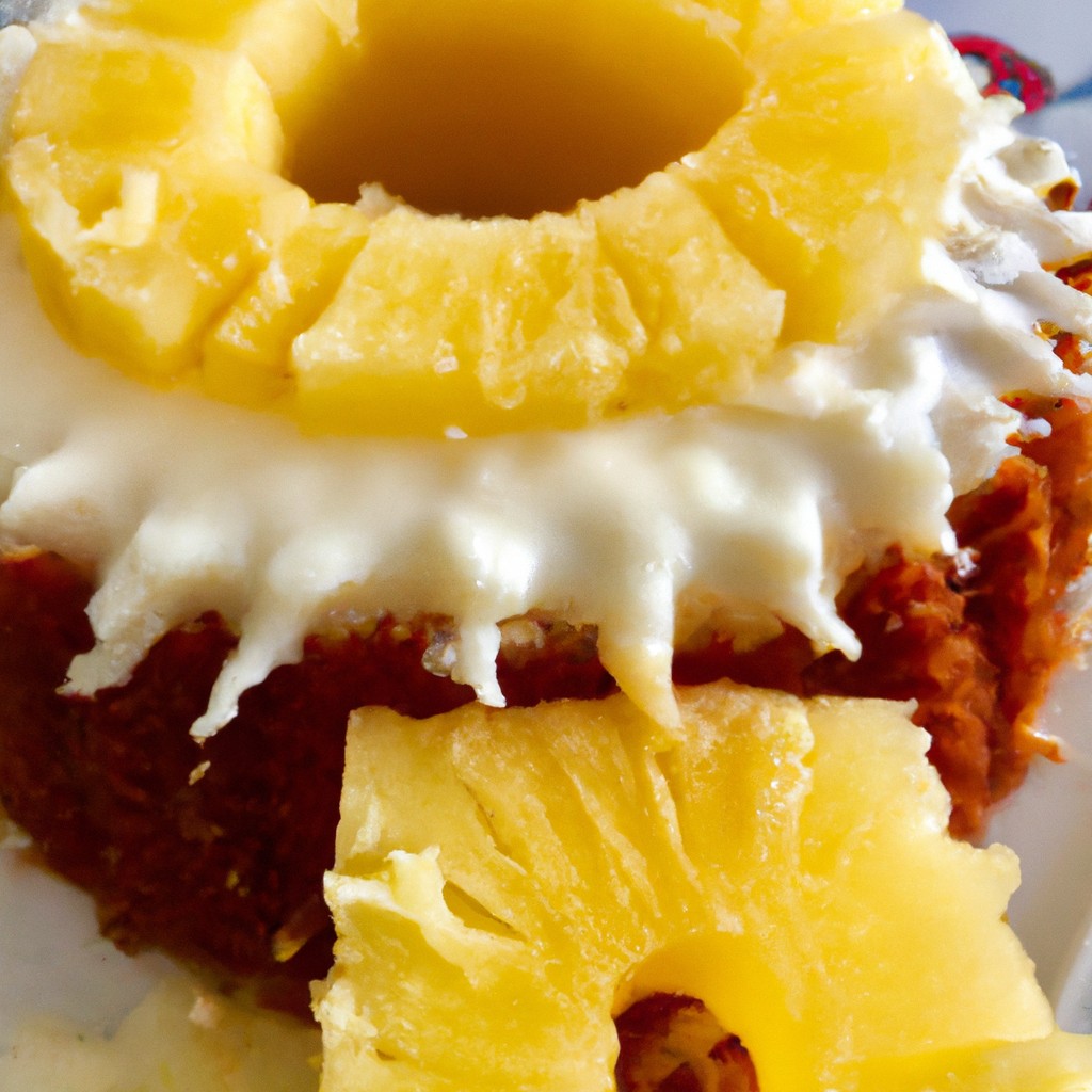 Bolo de Coco com Abacaxi: Uma viagem aos trópicos!