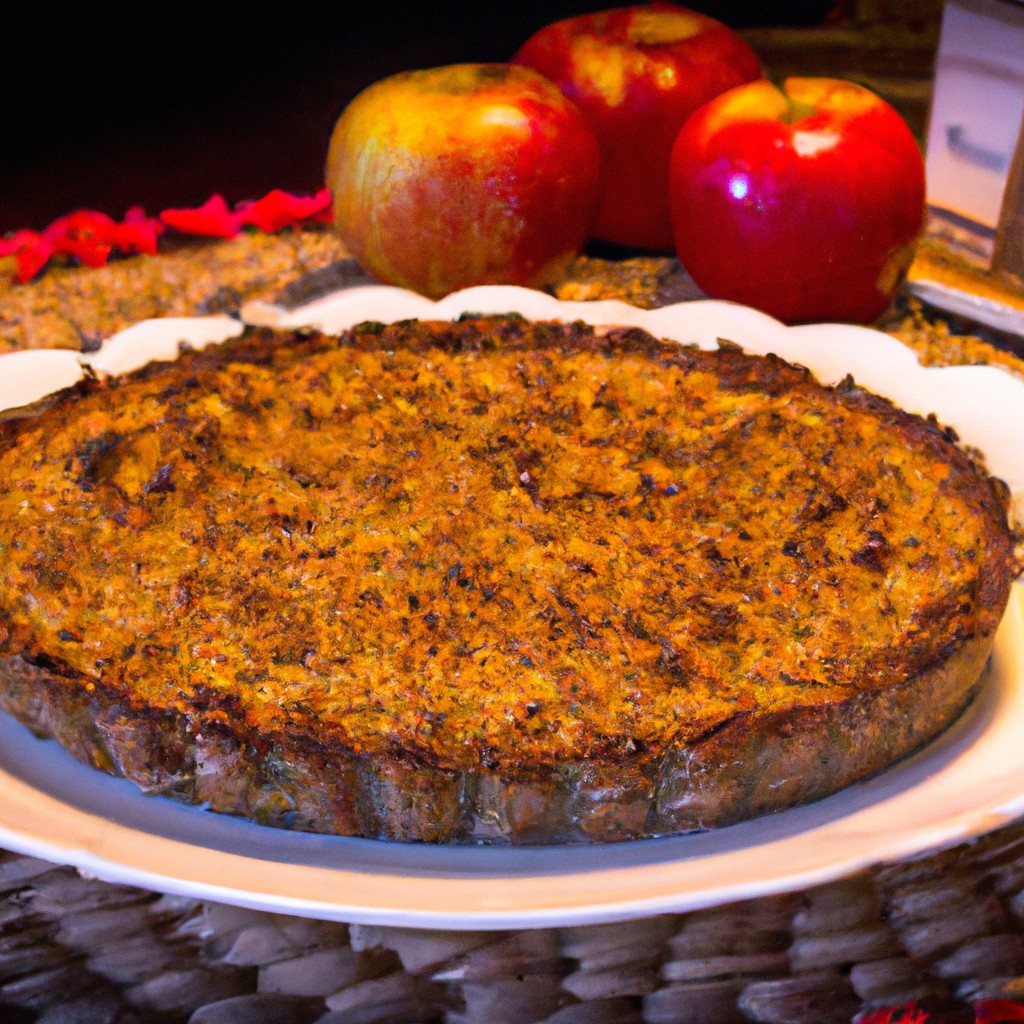 Torta de Maçã com Canela e Nozes: Um clássico reconfortante!