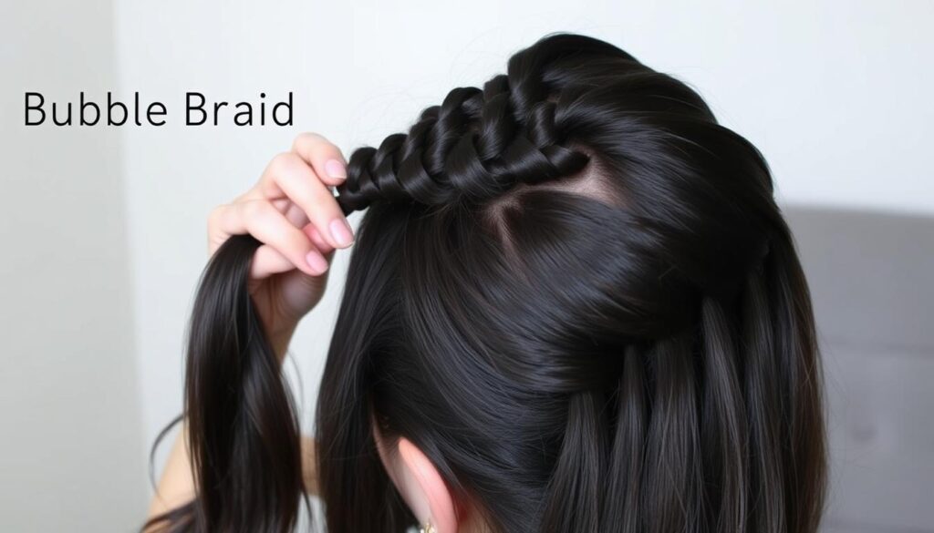bubble braids tutorial