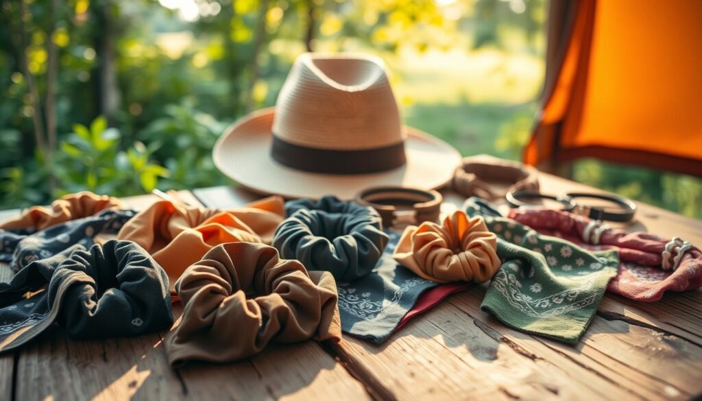 camping hair accessories