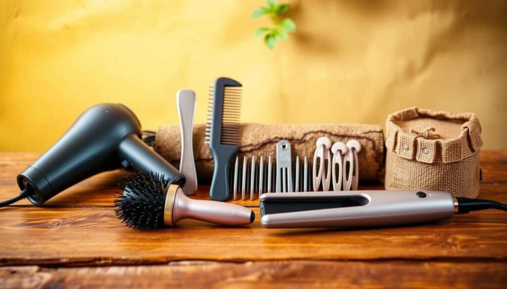 camping hair tools