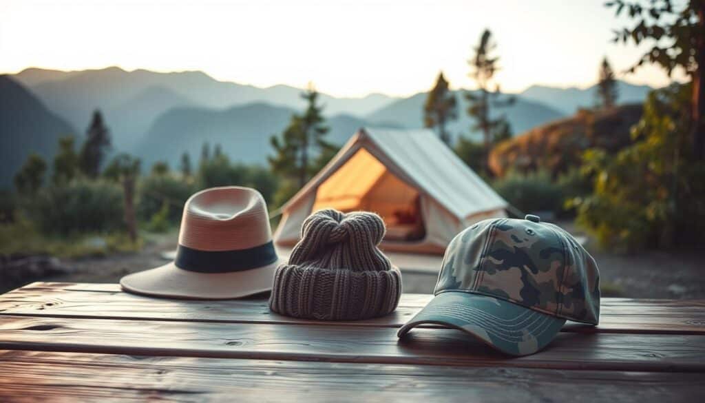 camping headgear