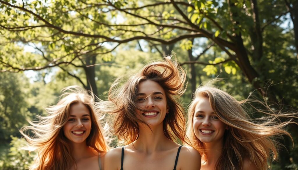 carefree outdoor hairstyles