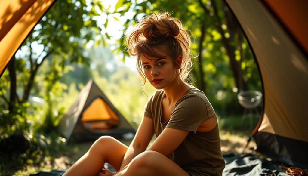 easy camping hairstyles