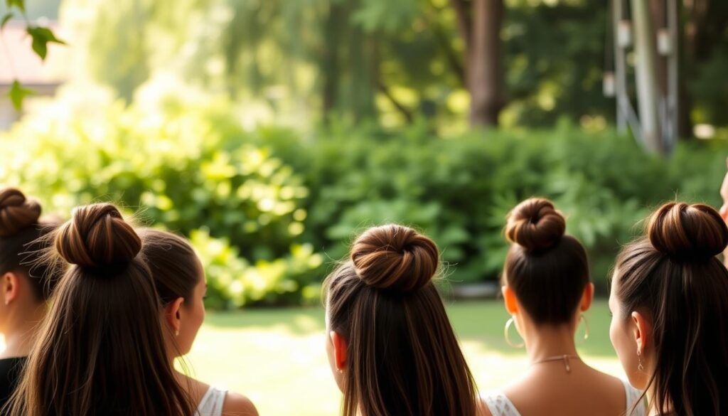 top knot hairstyles