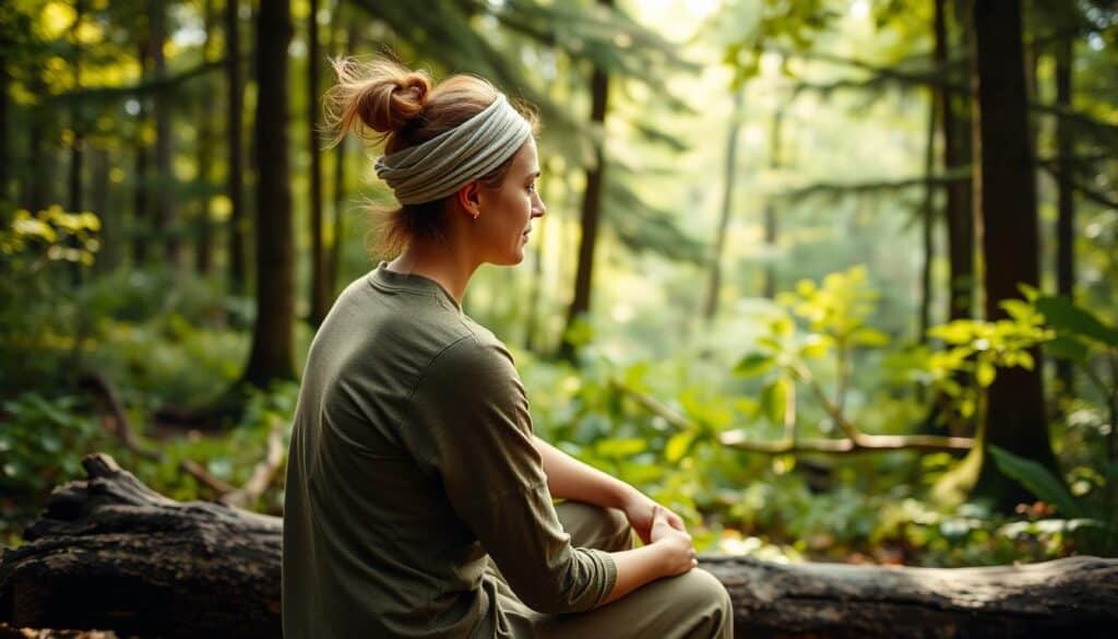 using headbands camping
