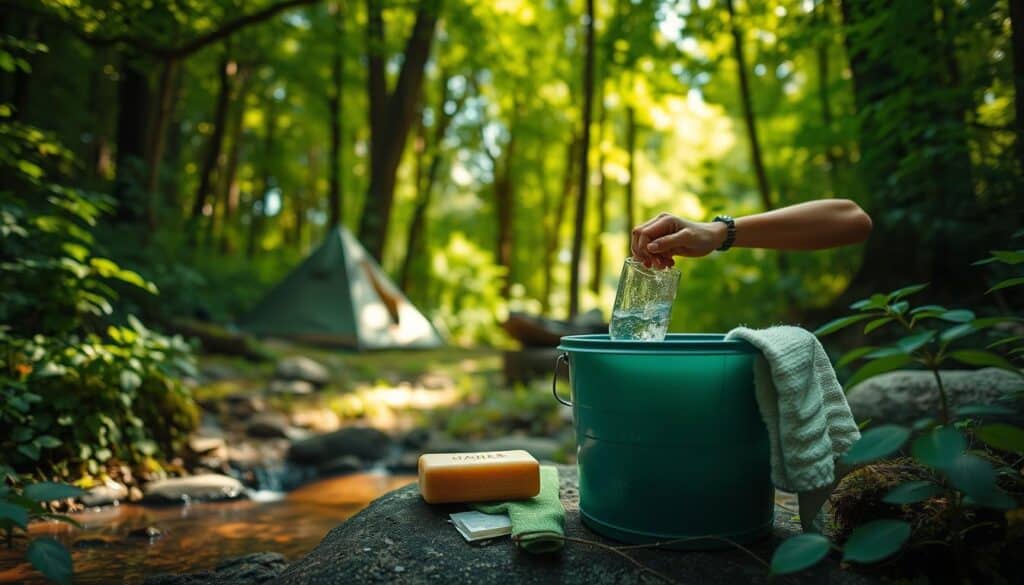 water conservation camping