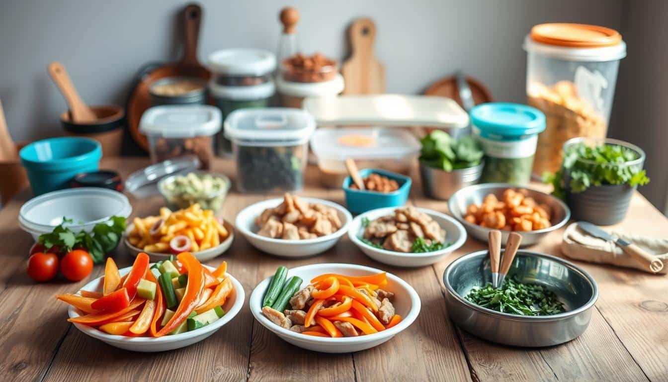 Balanced meal prep for toy dogs with allergies