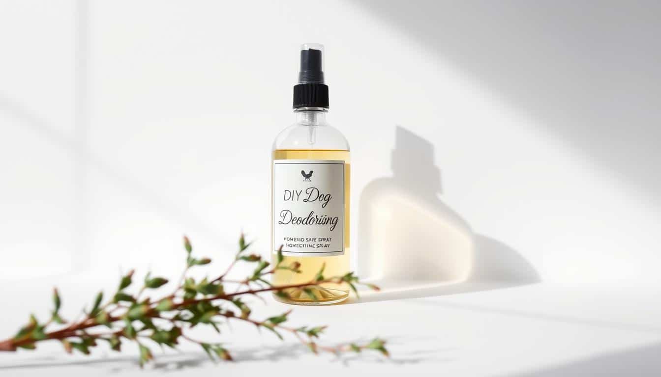 DIY dog deodorizing spray for allergy control