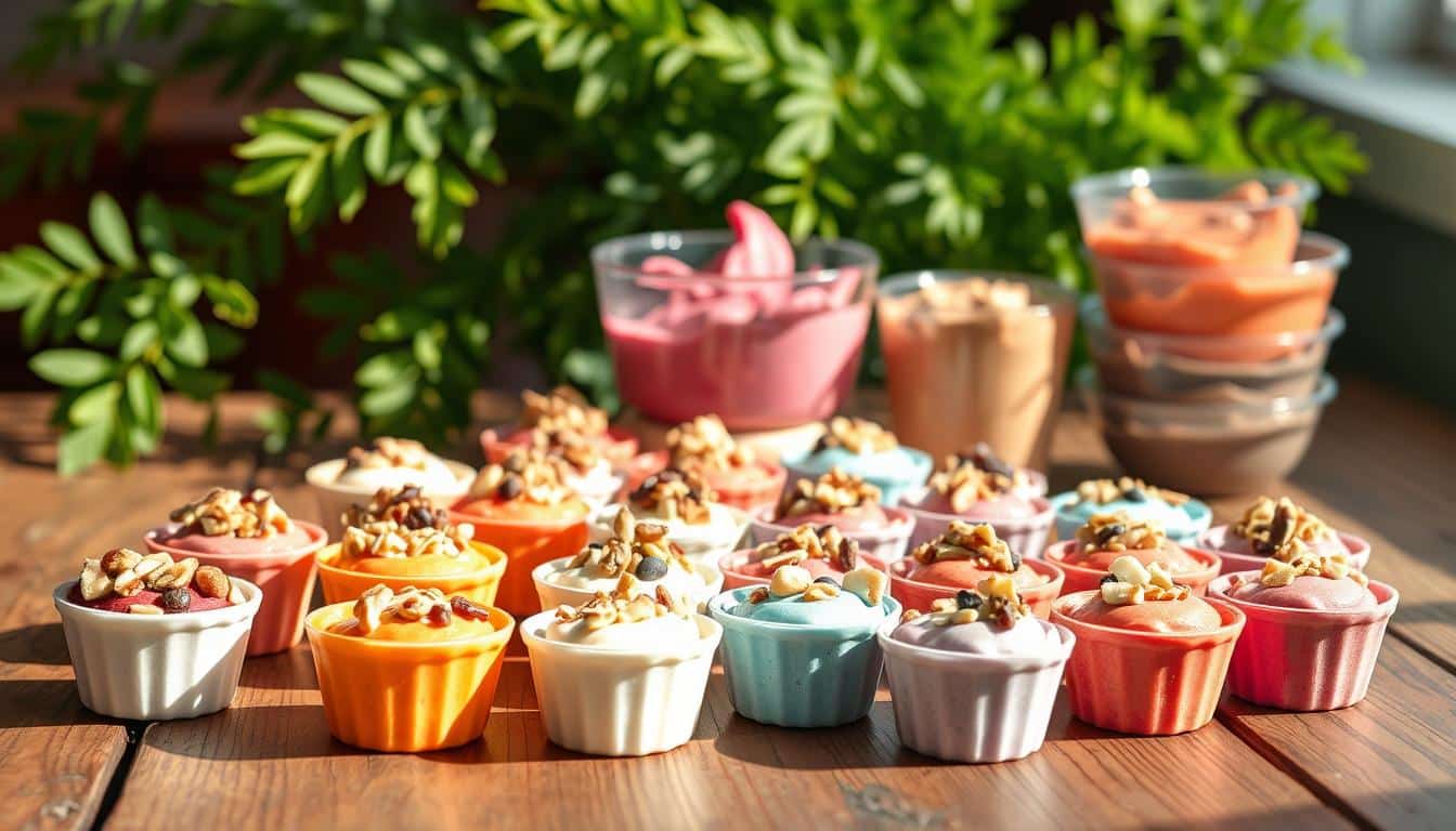 Frozen yogurt treats for allergic pups