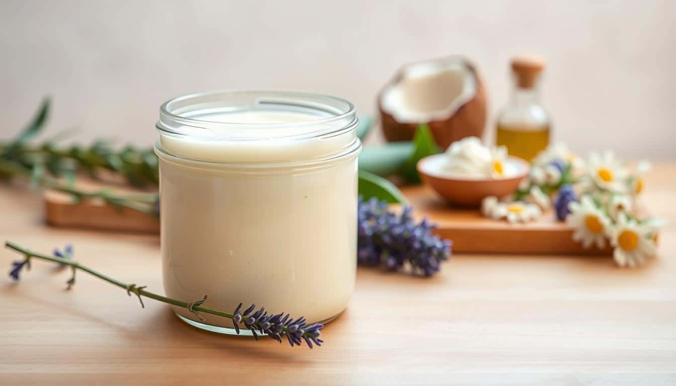 Homemade dog conditioner for sensitive coats