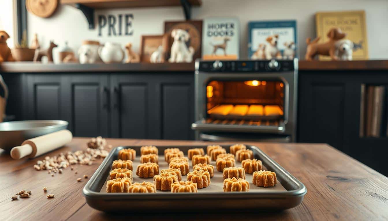 How to bake crispy treats for tiny dogs