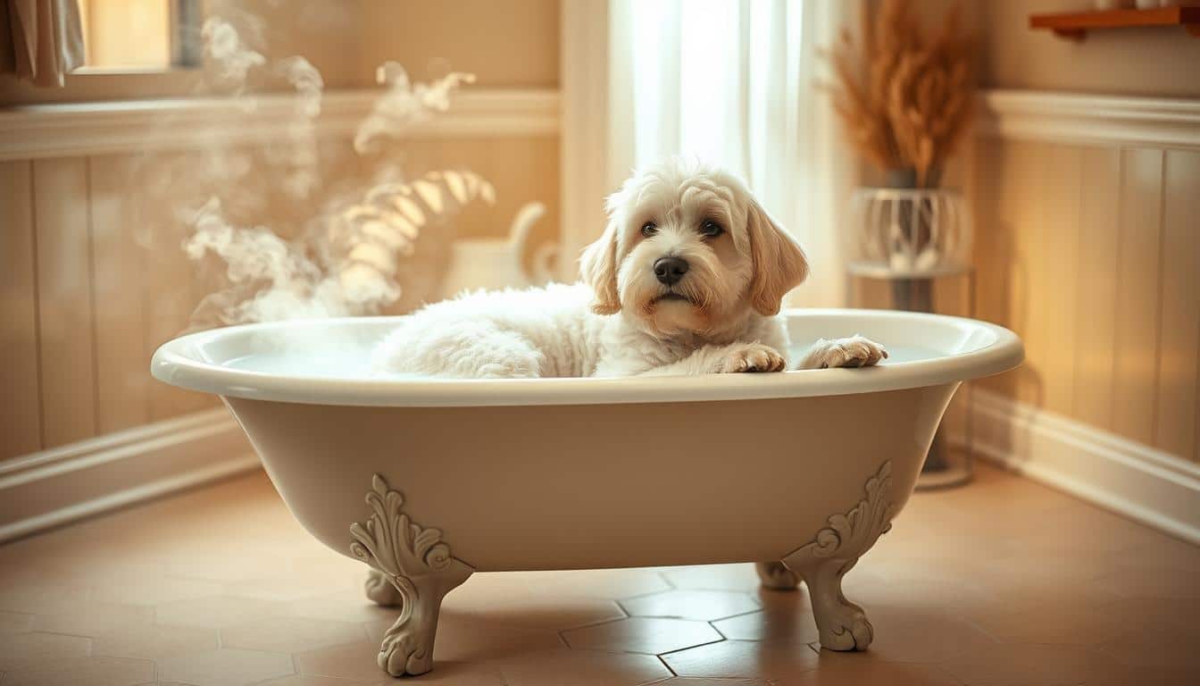 How to bathe dogs with skin allergies