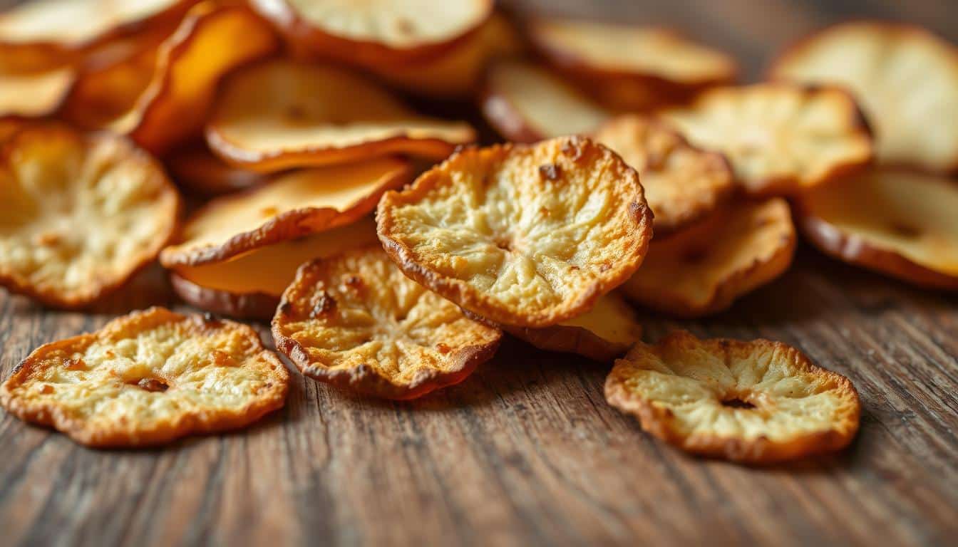 How to make crunchy apple dog chips