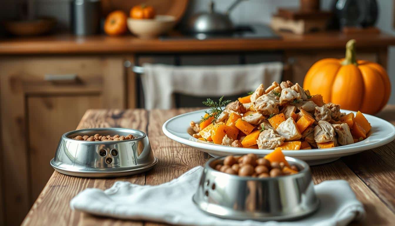 Turkey and pumpkin recipe for sensitive dogs