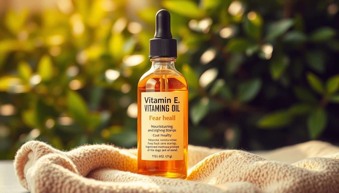 Vitamin E oil benefits for dog coats