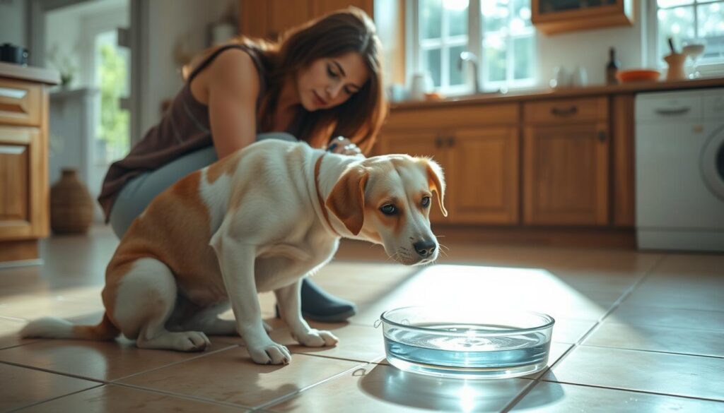 encourage dog to drink