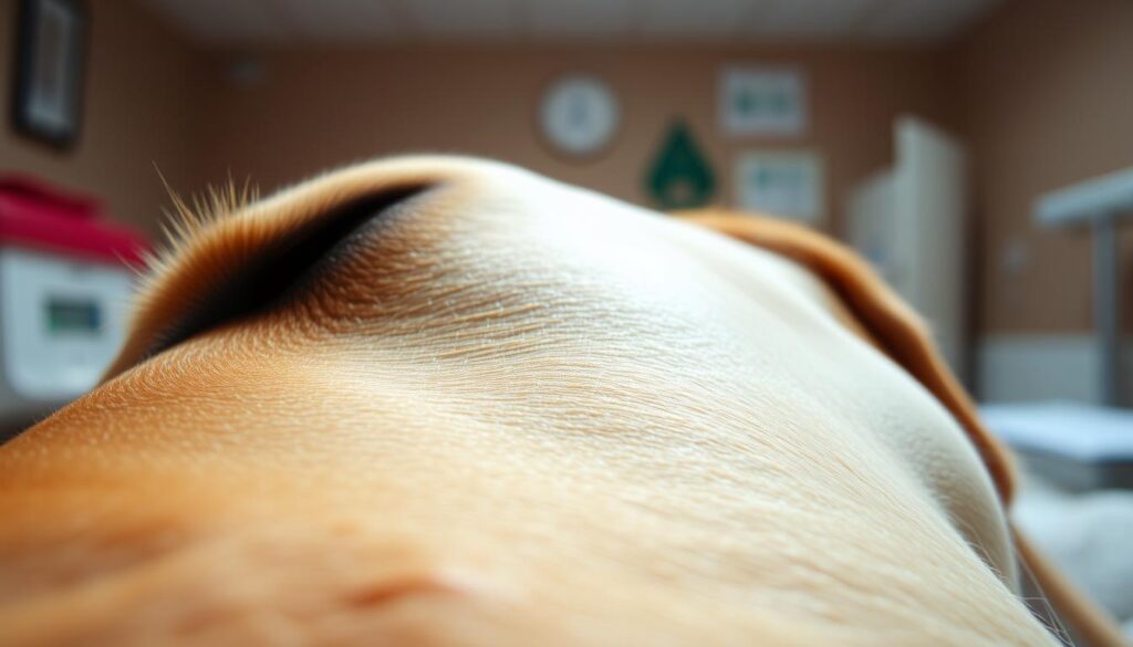 examine dog skin at home